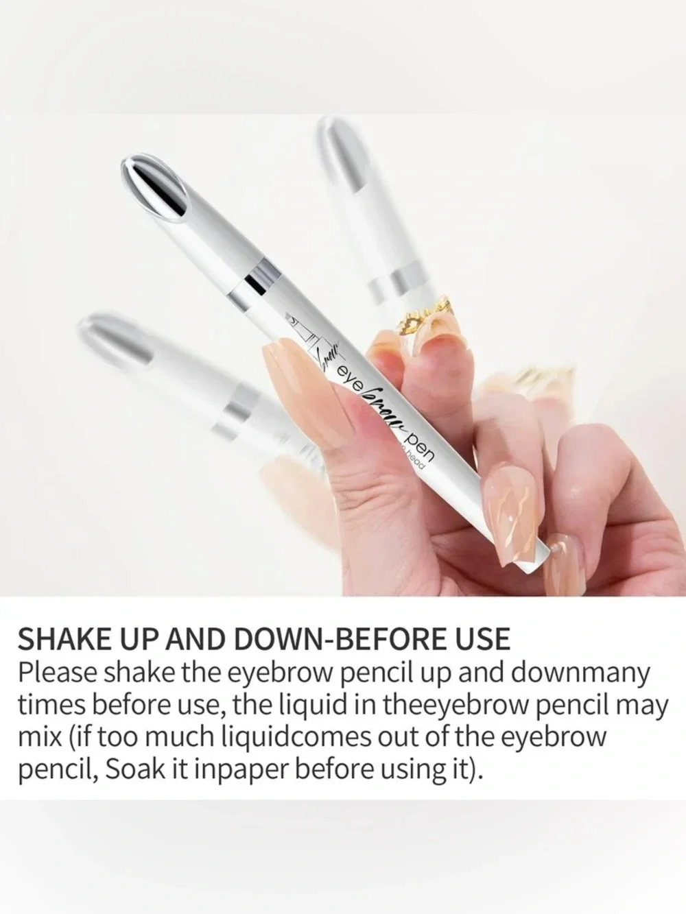QIC Microblading Eyebrow Pen - Dark Brown, NEW